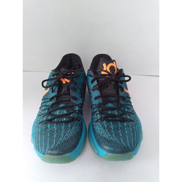 Nike KD 8 Basketball Shoes Blue Lagoon Bright Citrus Athletic Sneakers‎ main image 5